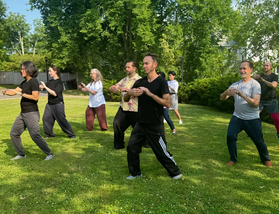 Tai Chi Foundation community members at a TCF retreat